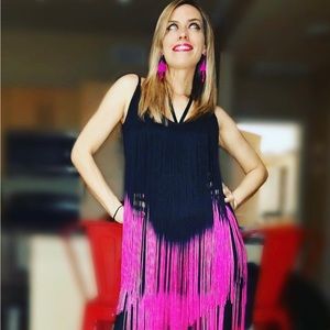 Ombré Fringes dress